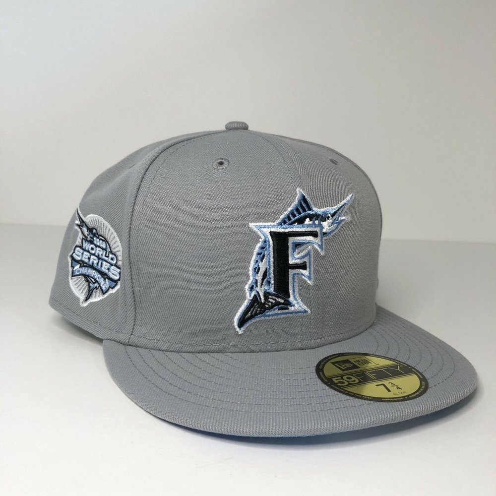 New Florida Marlins New Era 59FIFTY 2003 WS 7 3/4